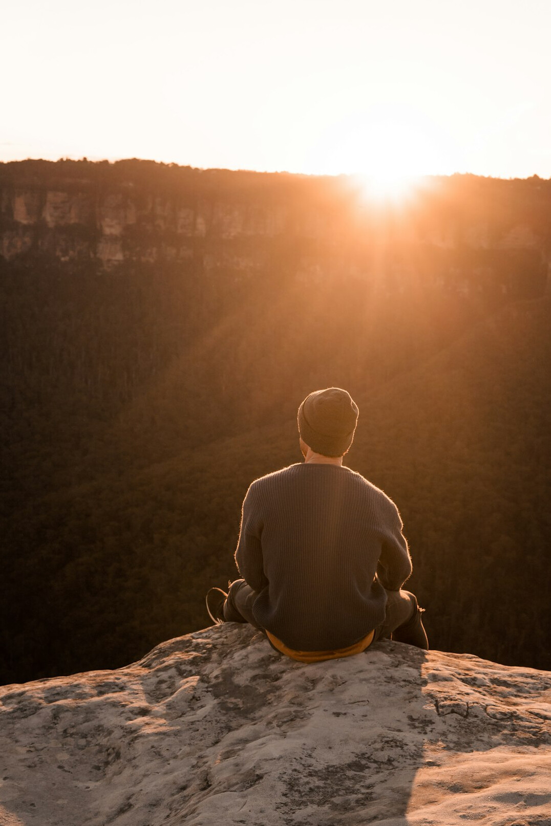 person reflecting on personal growth