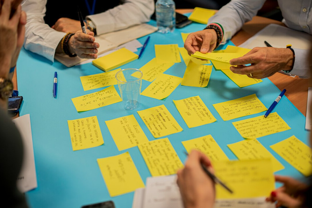 diverse team brainstorming